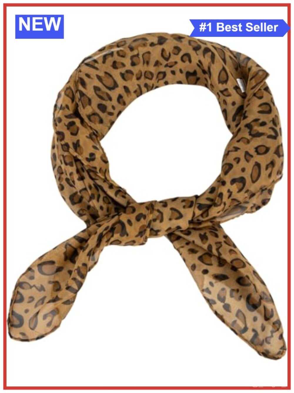 Women's Lightweight Polyester Chiffon Polka Dot Square Scarf Neckerchief